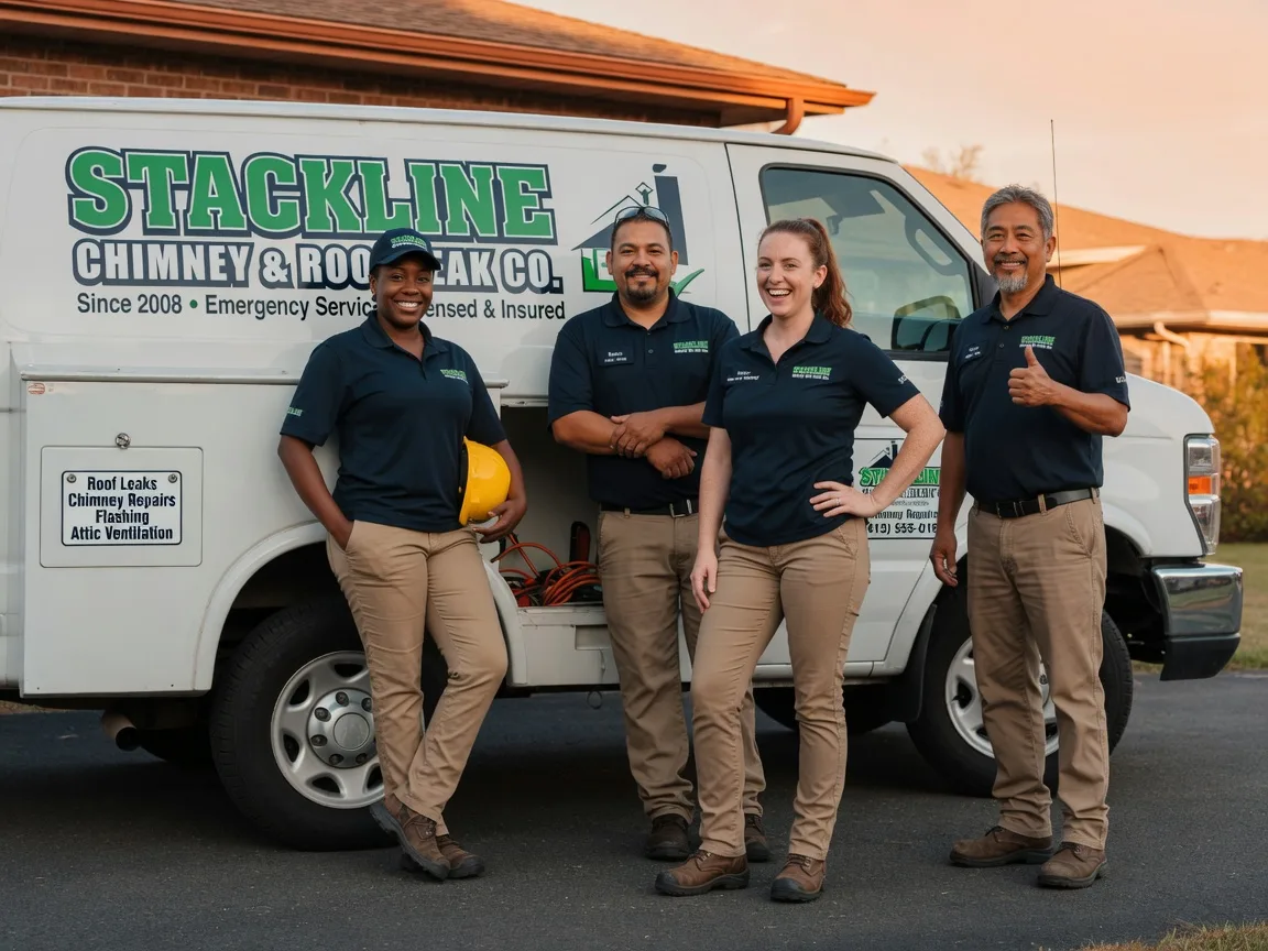 Chimney flashing repair company in Olin, NC